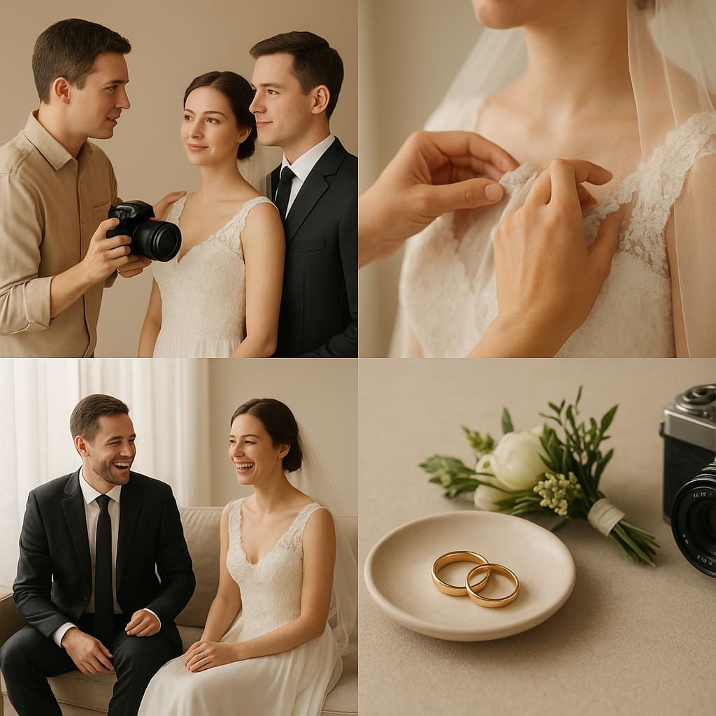 Professionelle Portrait- und Hochzeitssession mit fotografischer Anleitung